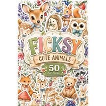 Sevimli Orman Hayvanları Sticker Seti - 50 Adet Etiket Çıkartma Diğer
