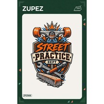 Zpz668 Street Practice Dept Ütüyle Uygulanabilir Transfer Baskı - 911529863