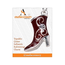 Topuklu Çizme Charm / Asafaccessory Kahverengi