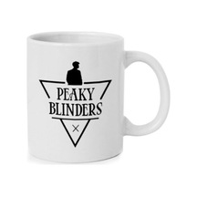Peaky Blinders Logo Baskılı Kupa Bardak Beyaz