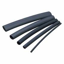 2.5mm Isı İle Daralan Makaron Siyah 1 Metre Kablo İzolasyon Kılıfı