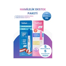 Hamilelik Destek Paketi 5 Ovulasyon Yumurtlama + 5 Erken Gebelik Testi