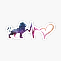 Nabız Aslan Araba Oto Sticker Yapıştırma Etiket 17Cm