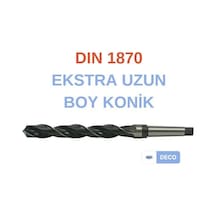 Deco Dın1870 Ekstra Uzun Boy Konik Matkap Ucu - 50x405x605mm Mm