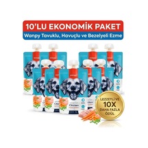 Wanpy Köpek Et Ezme Tavuk Havuç X 10