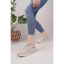 Nesilshoes Nesil Shoes Queen 2105 Kum Kadın Senakers