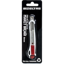 İzeltaş Pro Metal Gövde Dar Maket Bıçağı 9 Mm
