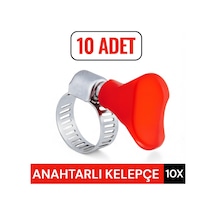 13-19 Mm Kendinden Anahtarlı Kelebekli Hortum Kelepçesi 10x Diğer