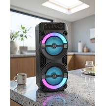 Taşınabilir Bluetooth Hoparlör Rgb Işık Efekti Uczzzpg3233speaker-2
