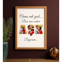 Bk Gift Kişiye Özel Fotoğraflı Aşk Tasarımlı Ahşap Çerçeveli Tablo-2 40x25cm, Sevgiliye Hediye, Ev Hediyesi, Arkadaşa Hediye Kobitmeyencom34655 Bk Gif