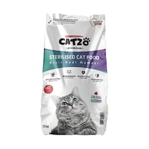 Catzo Yetişkin Tavuklu Kısırlaştırılmış Kedi Maması 15 KG