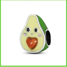 Avokado Charm Gümüş Kaplama