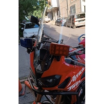 Yeni Africa Twin Kısa Tur Camı Seffaf 2016 2019 Uyumlu Cam Yükseklik 55cm X Üst Genişlik 41cm