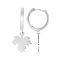Azuris Silver 925 Ayar Gümüş Çinar Yapraği Küpe N11.15506