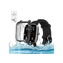 Amazfit Gts 2 İle Uyumlu Silikon Siyah Ekran Koruma Kılıf Tam Kaplayan Amazfit Gts 2 İle Uyumlu Pastiche Koruma Kılıf Çok Renkli