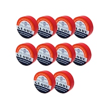 İzole Bant Elektrik Bandı 10 Lu Paket - Kırmızı Elektrik Bandı