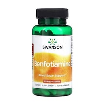Swanson, Benfotiamine, 80 Mg, 120 Caps
