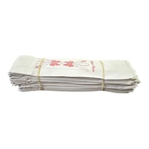 Baskılı Mat Beyaz Baget Dürüm Kese Kağıdı - 8 X 28 Cm. - 0.5 Kg. - Ortalama 120 Ad - Paket