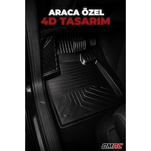 Tr Mg Hs 2026 Uyumlu 4d Havuzlu Paspas Siyah 5 Parça Genel