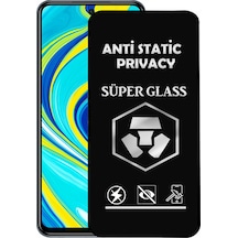 Xiaomi Redmi Note 9s Tam Kaplayan Anti Statik Hayalet Süper Temperli Cam Ekran Koruyucu