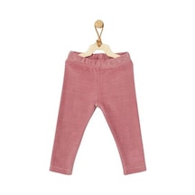 Albimini Andywawa AC22365RP Street Style Kadife Bebek Pantolon Dark Pink