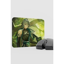 Alhaitham Genshin Impact Anime Gacha V3 - 22x18 Gaming Mouse Pad Fare Altlığı