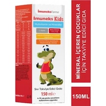 İmuneks Kids Multivitamin Ve Mineral İçeren Takviye Edici Gıda 150 ML