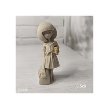 Yy2548 Çantalı Kız 3d Biblo Çanta Solda Küt Saçlı Silikon Kalıp