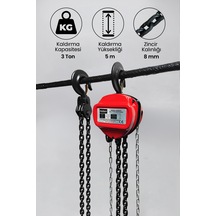 Gaptools Zincirli Caraskallar 3ton 5metre