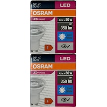 Osram 4.5w 50w 4000k Günışığı Gu10 Duylu Par16 Led Spot 2 Adet