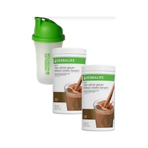 Herbalife Çikolatalı Şhake 2 Adet 550 Gr 1 Adet Şheker