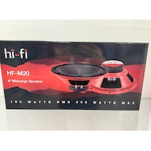 Hifi Midrange Hf M20 Oto Araç Uyumlu 20 Cm Midrange Hoparlör