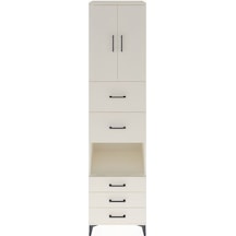 Hyperion Dolap 3 Raflı 5 Çekmeceli 2 Kapaklı 60x44x243 Aytaşı-aytaşı Aytası