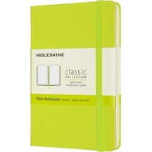 Moleskine Sert Kapak Defter Limon Yeşili Çizgisiz - 13x21 - 0888