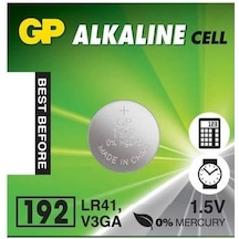 Gp 1.5v Lr41 Alkalıne Pil Düğme