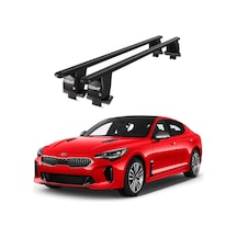 Royal Kia Stinger 2018 Ve Sonrası Uyumlu Siyah Kilitli Ara Atkı Port Bagaj Tavan Barı