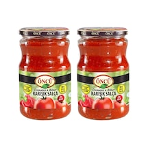 Öncü Domates Biber Salça Cam 2 x 700 G