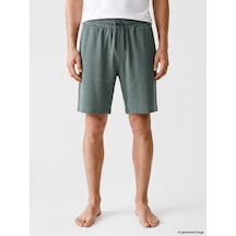 Lc Waikiki Lc Waıkıkı Yeşil Regular Fit Erkek Şort