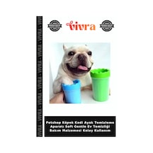 Petshop Köpek Kedi Ayak Temizleme Aparatı Soft Gentle Ev Temizliği Bakım Malzemesi Kolay Kullanım