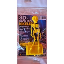 3d Dans Eden İskelet Sarı