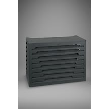 Klima Motoru/dış Ünite Gizleme/koruma Kafesi Xs 7000 Btu - 9000 Btu 86x44x65 H Radius Antrasit