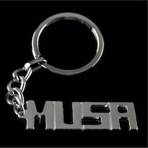 Musa İsimli Anahtarlık Gümüş