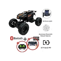 Uzaktan Kumandalı Bluetooth Telefon Kontrollü Jeep Araba Drift Şarjlı Rock Crawler 19 Cm Off-road