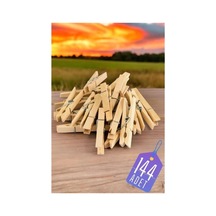 Ahşap Çamaşır Mandalı 144 Adet 714299 Str-mn346 Diğer