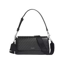 Calvin Klein Ck Must Aop Dbl Straps Conv Shou-8269 Siyah
