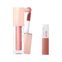 New York Lifter Gloss Nemlendirici Dudak Parlatıcısı 003 Moon & Mini Super Stay Matte Ink Likit Mat Ruj 65 Seductress Genel