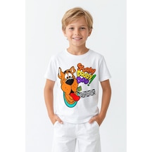 Book Orbook Scooby Dooby Doo %100 Pamuk Premium Kalite Çocuk Tişörtü 3-12 Yaş Beyaz