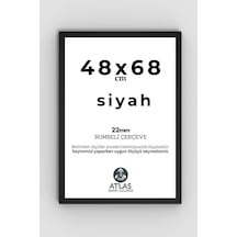 Puzzle Çerçevesi 22 Mm 48x68 Cm 1000 Lik 1000 Parça Siyah Pvc Li