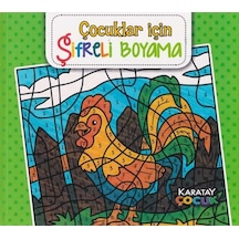 4e Boyama Kitabı Çocuklar İçin Şifreli Mandala Karatay