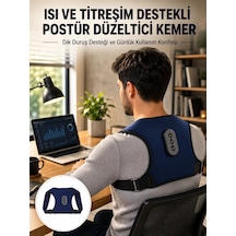 Hepsi Postür Düzeltici Masaj Kemeri Titreşim Isıtma Ve Destek Sistemi Yeni Nesil Najmaddin